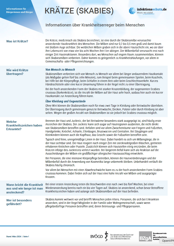 Vorschaubild des Krätze-Erregersteckbriefs