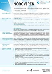 Vorschaubild des Noroviren-Erregersteckbriefs