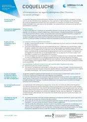 Aperçu du profil pathogène de la coqueluche