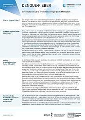 Vorschau des Erregersteckbriefs Denguefieber