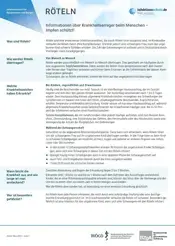 Vorschaubild des Röteln-Erregersteckbriefs