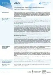 Vorschau des Erregersteckbriefs "Mpox"