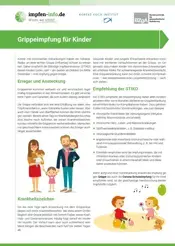 Zum Merkblatt Grippeimpfung für Kinder