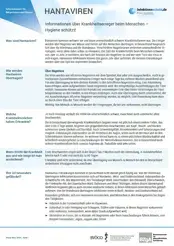 Vorschaubild des Hantaviren-Erregersteckbriefs