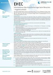 Vorschau des Erregersteckbriefs "EHEC"