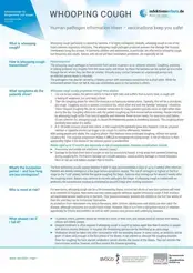 Preview of whooping cough pathogen profile