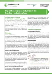 Vorschau Merkblatt Impfaktionen gegen Influenza