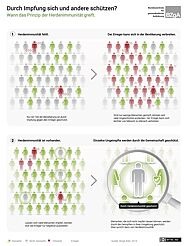 Vorschau der Infografik "Herdenimmunität" in Farbe