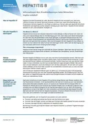 Vorschaubild des Hepatitis-B-Erregersteckbriefs