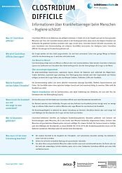 Vorschaubild des Clostridium-Difficile-Erregersteckbriefs