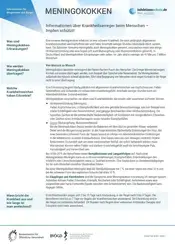 Vorschaubild des Meningokokken-Erregersteckbriefs