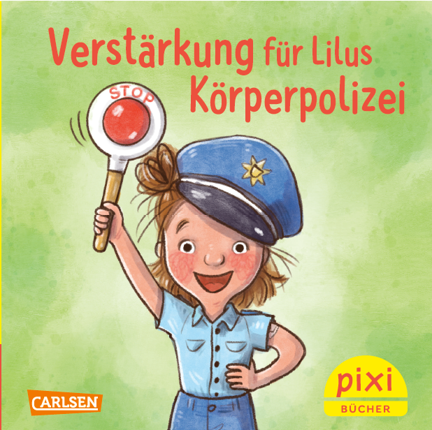 Zeichnung einer Polizistin